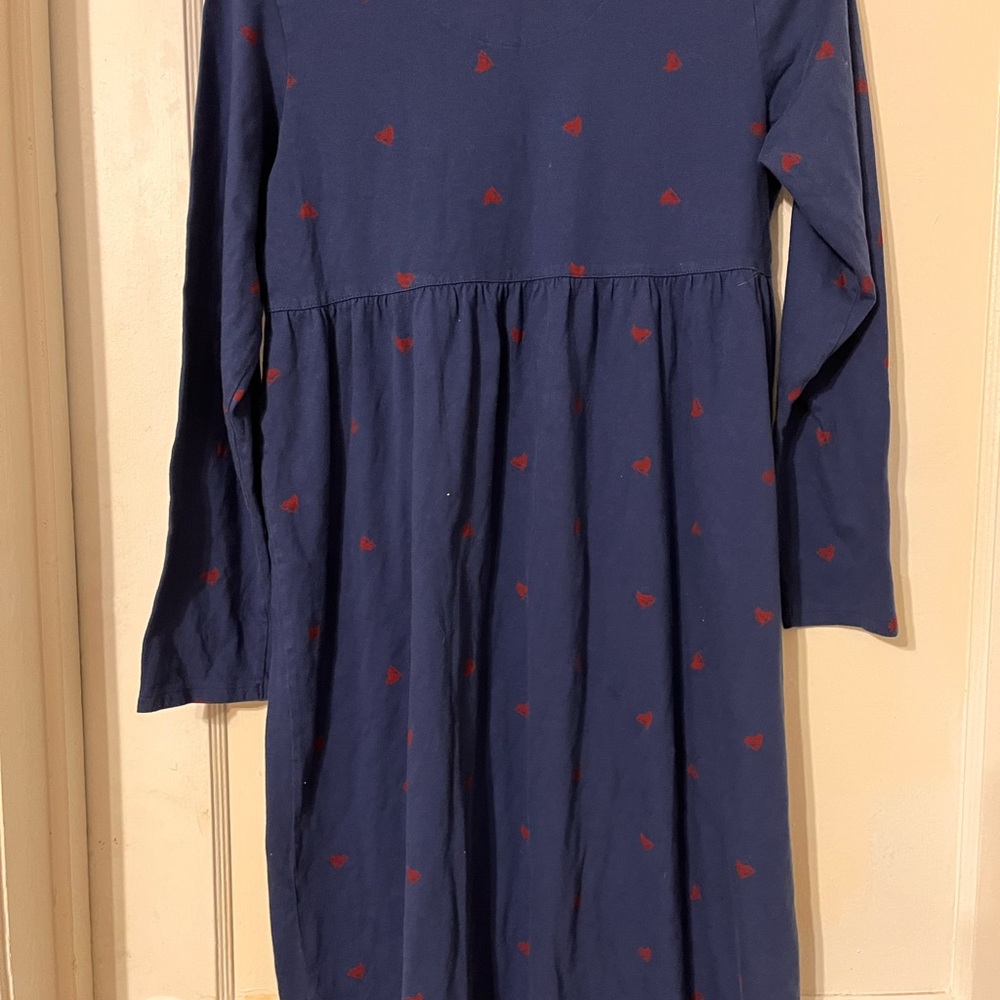 Lands' End Blue Top with Red Trim - Picture 3 of 4